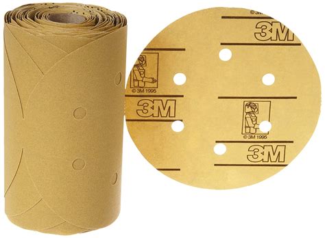3M Stikit Paper Disc Roll 236U, 6 in x NH 6 Hole, P400 C-Weight, D/F, Die 600HZ, 100 Discs per roll