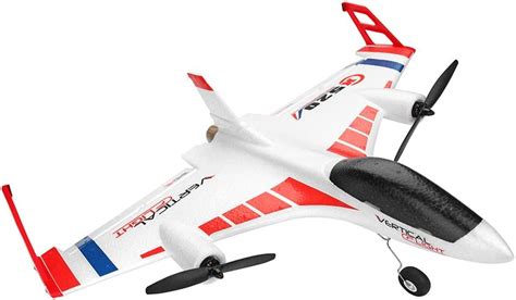 ASfairy-Toy XK X520 2.4G 6CH 3D/6G Airplane Vertical Takeoff Outdoor 6G Leveling Mode 3D Stunt Mode Delta Wing RC Foam Glider Remote Control Plane with Big Remote Control