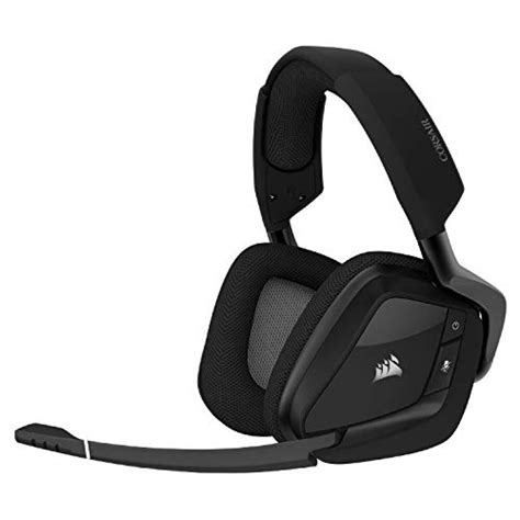 Corsair Void RGB Elite Wireless Premium Gaming Headset with 7.1 Surround Sound - Discord Certified - Works with PC, PS5 and PS4 - Carbon (CA-9011201-NA)