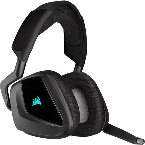 Corsair Void RGB Elite Wireless Premium Gaming Headset with 7.1 Surround Sound - Discord Certified - Works with PC, PS5 and PS4 - Carbon (CA-9011201-NA)