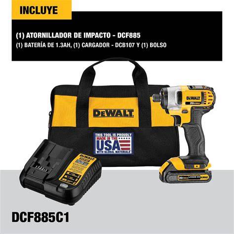 ✳ DEWALT 20V Max Impact Driver Kit, 1/4-Inch (DCF885C1)