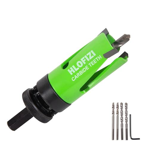 Black Friday - 80% OFF HLOFIZI Adjustable Hole Cutter Adjustable Hole Saw 1-5/8 in. to 11-13/16 in. (40-300mm) for Wood Drywall Plaster Plastic with Heavy Duty ABS Dust Collector