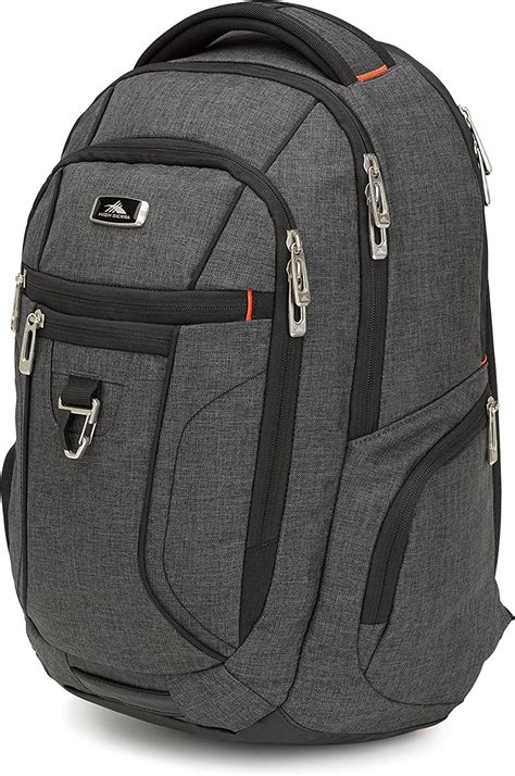 Super Big Clearance! High Sierra Endeavor Business Essential Laptop Backpack, Mercury Heather, One Size