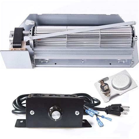 Hongso FBK-250 Ball Bearing Replacement Fireplace Blower Fan KIT for Astria, Lennox, Superior, Rotom HB-RB250, Quiet, High Air Flow, Energy Efficient