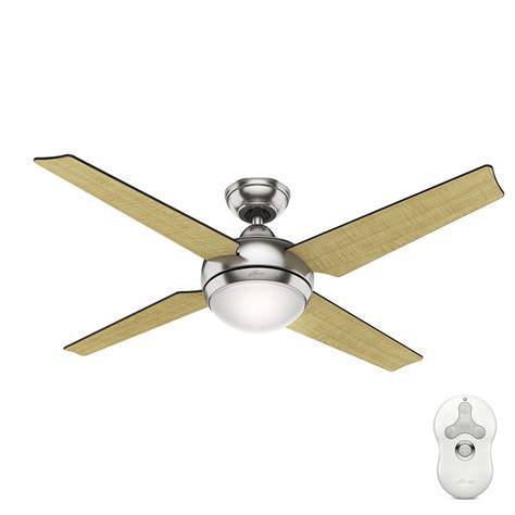 Top Rated Hunter Sonic Indoor Ceiling Fan with LED Light and Remote Control, 52", White