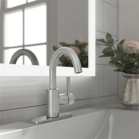 Greatest Product Jacuzzi 67691W-6004 Duncan Brushed Nickel Pvd 1-Handle 4-in Centerset Bathroom Sink Faucet