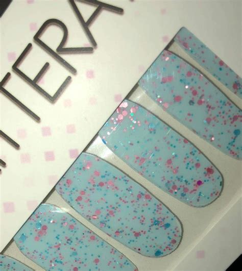 Top Rated Nail Strips by GLITTERATI - Easy to Apply Self Adhesive Real Nail Art Decals, Full Wrap Stickers - Sapphire Solid, 18 Count with Nail File 