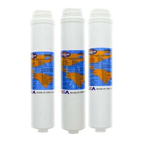 Omnipure Q5605 Q5633 Q5640 Replacement Sediment Carbon Filter Cartridge Set