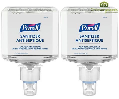 PURELL Healthcare Advanced Hand Sanitizer Gentle & Free Foam, Fragrance Free, 1200 mL Foam Hand Sanitizer Refill for PURELL ES8 Touch-Free Hand Sanitizer Dispenser (Pack of 2) - 7751-02