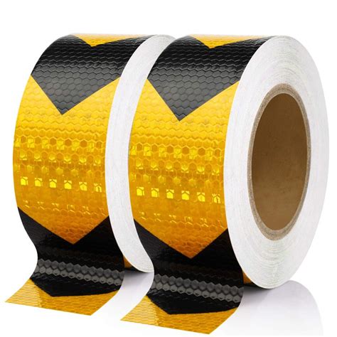 Reflective Tape 2" × 12" × 30 Pack Red/White Conspicuity Safety Caution Warning DOT-C2 Self-Adhesive Tape Trailer Reflector - for Cars, Trucks, Trailers, Boats, Signs