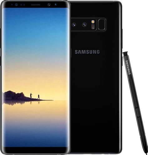 Samsung Galaxy Note 8, 64GB, Midnight Black - For T-Mobile (Renewed)