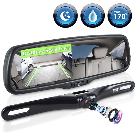 Amazon Crazy 🔥 Deals Sanpyl Car 7inch Rearview Mirror LED Digital Screen can be Connected to a Reversing Camera with External DVD or Car TV Suitable for All Types of Vehicles Reversing The Car Automatically
