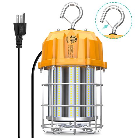 50% Off Discount StonePoint LED Lighting LED Portable Construction Light, Work Light and Temporary Job Site Lighting - 7500 Lumen Linkable Cage Light – Shatter- Indoor/Outdoor Use – Daylight 5000k, 60 Watts
