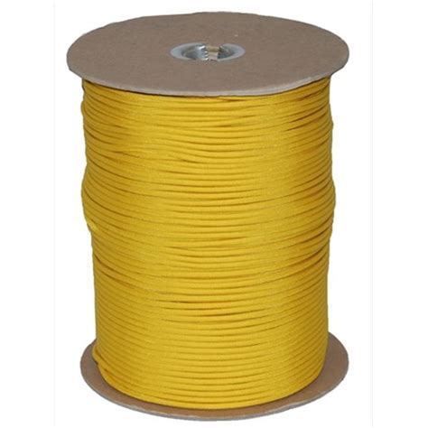 Weekly Top Sale T.W Evans Cordage 6510YB para Cord 1000-Feet Spool, Yellow