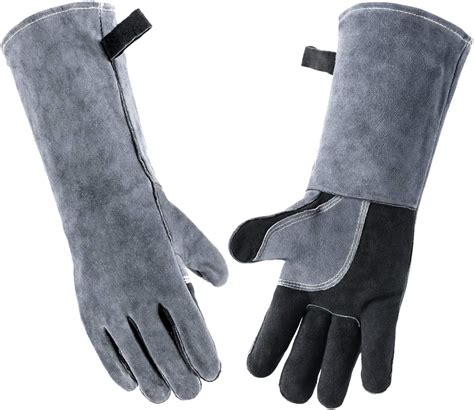 Top Brands Wanyi 16 Inches 932℉/500℃ Leather Welding Gloves for Extreme Heat Resistance