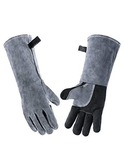 Top Brands Wanyi 16 Inches 932℉/500℃ Leather Welding Gloves for Extreme Heat Resistance