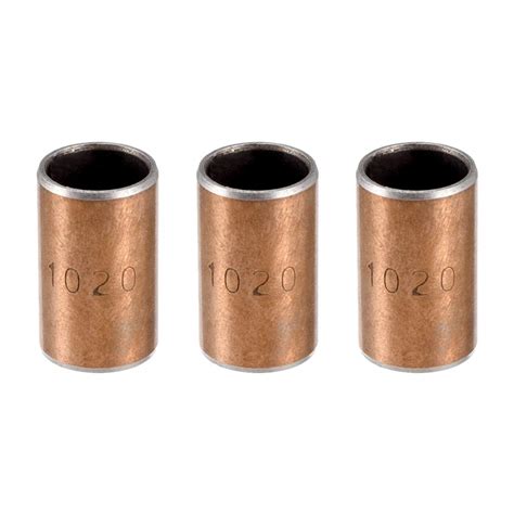 Up To 40% OFF uxcell Sleeve Bearing 10mm Bore x 12mm OD x 20mm Length Plain Bearings Wrapped Oilless Bushings 10pcs